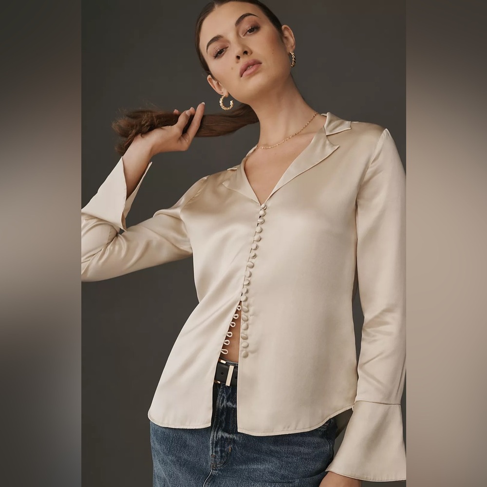 Reformation - Jeremiah Silk Top